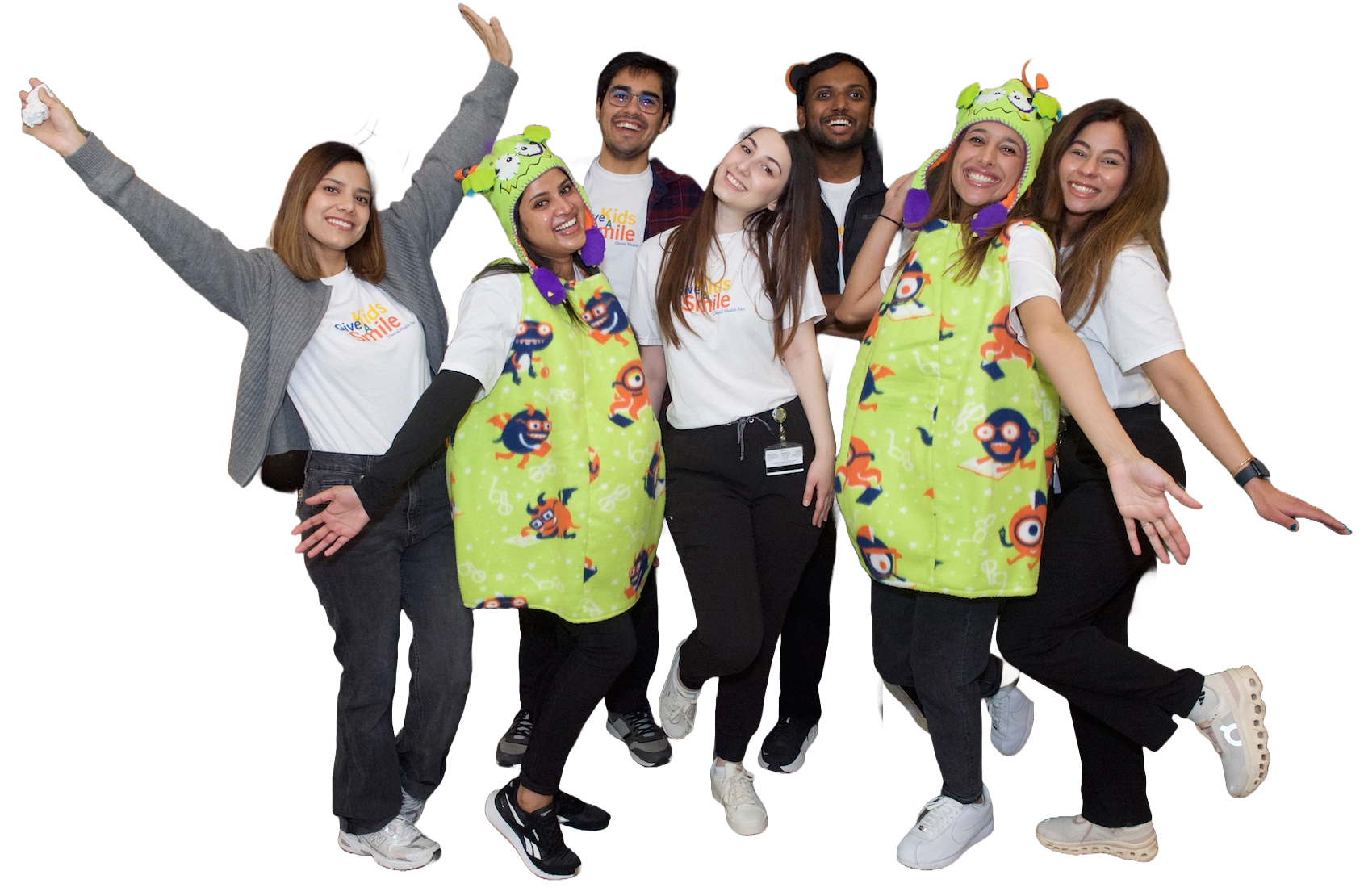 student volunteers at Give Kids a Smile